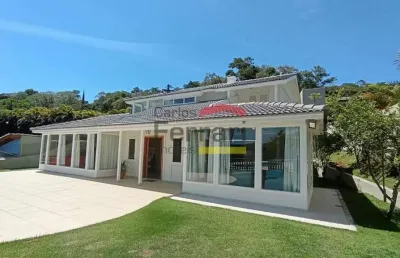 Casa alto padrão para locação no residencial cantareira - conforto, lazer e segurança na serra!