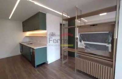 Studio locação, 34 metros, novo, mobiliado, ar condicionado, pinheiros, lazer, piscina, metrô