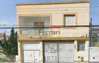 Terreno em santana  medindo 475 m2 com  casa na parte de cima e galpão no térreo