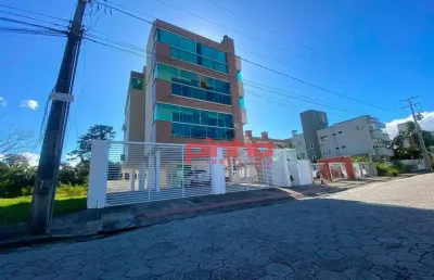 Apartamento com 2 dormitórios para alugar, 64 m² por r$ 2.652,37/mês - praia de fora - palhoça/sc