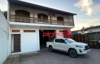 Galpão para alugar, 200 m² por r$ 6.045,00/mês - picadas do sul - são josé/sc