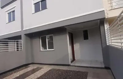 Sobrado novo com 2 quartos no bairro fatima - canoas.