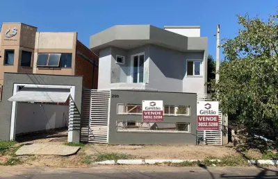 Sobrado semimobiliado c/03 quartos em condomínio fechado no bairro fátima/canoas