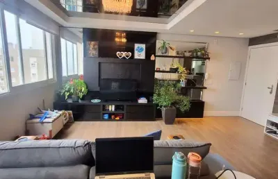 Apartamento mobiliado de 3 quartos com duas vagas de garagem à venda no vida viva club canoas