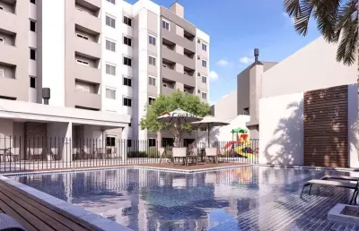 Apartamentos de 2 dormitórios com sacada, churrasqueira e vaga de garagem nápoles clube residencial