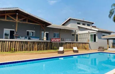 Chácara com 5 dormitórios, 4500 m² - venda por r$ 2.700.000,00 ou aluguel por r$ 10.000,00/mês - jardim estância brasil - atibaia/sp