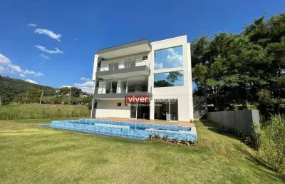 Casa com 5 dormitórios à venda, 550 m² por r$ 5.500.000,00 - condominio porto atibaia - atibaia/sp