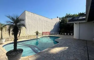 Casa com 5 dormitórios, 587 m² - venda por r$ 2.000.000,00 ou aluguel por r$ 10.839,00/mês - jardim itaperi - atibaia/sp