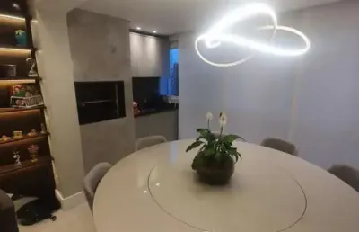 Apartamento para venda em são paulo, jardim caboré, 3 dormitórios, 3 suítes, 4 banheiros, 2 vagas