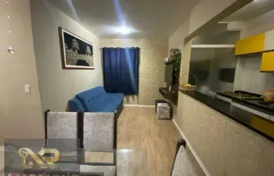 Apartamento para venda em embu das artes, jardim castilho, 2 dormitórios, 1 banheiro, 1 vaga