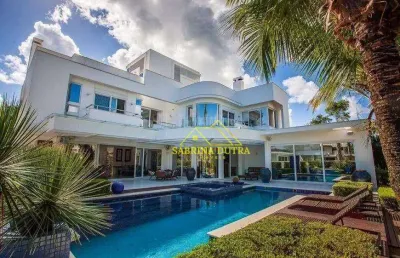 Casa com 5 dormitórios à venda, 1100 m² por r$ 22.000.000,00 - jurerê internacional - florianópolis/sc