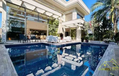Casa com 4 dormitórios à venda, 485 m² por r$ 8.490.000,00 - jurerê internacional - florianópolis/sc