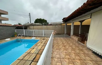 Casa à venda com 3 dormitórios (1 suíte) – piscina, churrasqueira e canil – r$ 420.000 – vila nova, iguaba grande/rj
