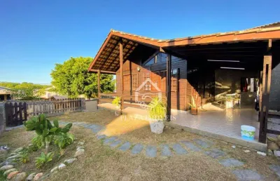 Casa com 5 dormitórios à venda, 164 m² por r$ 370.000 - cond. portal das flores - balneário são pedro - são pedro da aldeia/rj