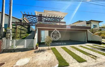Casa com 4 dormitórios à venda, 290 m² por r$ 1.890.000 - cond. blue garden - nova são pedro - são pedro da aldeia/rj