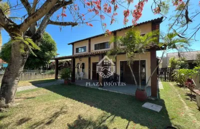 Casa com 5 dormitórios à venda, 50 m da lagoa 180 m² por r$ 590.000 - praia linda - são pedro da aldeia/rj
