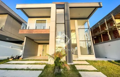 Casa com 4 dormitórios à venda, 186 m² por r$ 1.500.000,00 - nova são pedro - são pedro da aldeia/rj