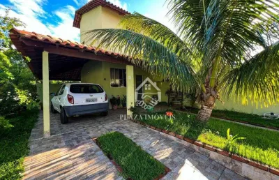 Casa com 2 dormitórios à venda, 116 m² por r$ 300.000 - cond. solar da lagoa - recanto do sol - são pedro da aldeia/rj