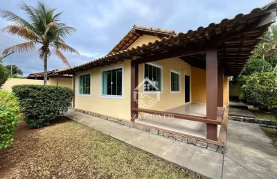 Casa com 3 dormitórios para alugar, 200 m² por r$ 5.126/mês - cond. portal das flores - balneário são pedro - são pedro da aldeia/rj