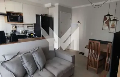 Apartamento para venda 42m², 2 quartos, sacada e 1 vaga, vila rosália