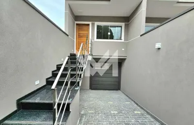 Sobrado novo com 3 quartos sendo 1 suíte e 4 vagas de garagem para venda na vila medeiros