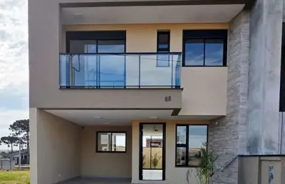 Casa em condomínio fechado com 3 quartos à venda na rua manoel martins, 905, costeira, são josé dos pinhais, 141 m2 por r$ 859.000