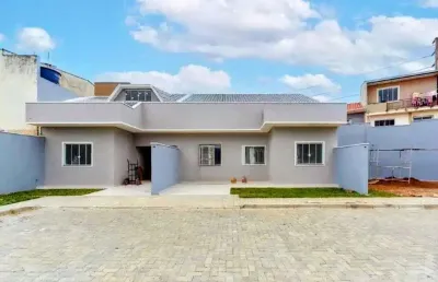 Casa em condomínio fechado com 3 quartos à venda na rua jundiaí do sul, sítio cercado, curitiba, 69 m2 por r$ 455.000