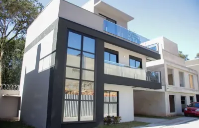 Casa em condomínio fechado com 3 quartos à venda na avenida cândido hartmann, 5118, santa felicidade, curitiba, 191 m2 por r$ 1.736.000