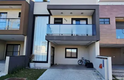 Casa em condomínio fechado com 3 quartos à venda na rua manoel martins, 905, costeira, são josé dos pinhais, 147 m2 por r$ 1.100.000