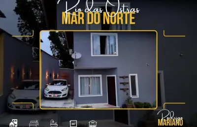 Vendo ou alugo ótima casa com 2 quartos no mar do norte em rio das ostras