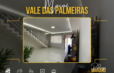 Vendo maravilhosa casa com 3 quartos no vale das palmeiras em macaé