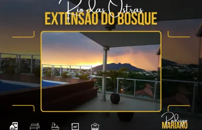 Vendo maravilhosa cobertura de 3 quartos na extensão do bosque em rio das ostras