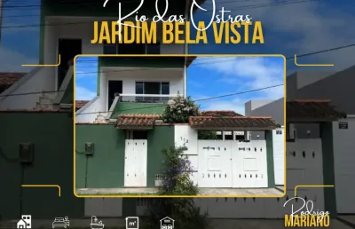Vendo linda casa com 2 dormitórios no bela vista em rio das ostras