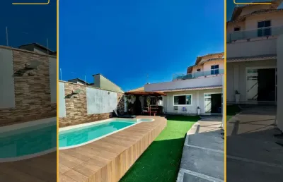 Vendo ótima casa com 2 dormitórios e piscina no bosque da praia em rio das ostras