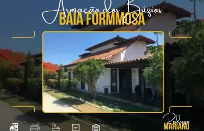 Vendo linda casa com 2 dormitórios na baia formosa em buzios