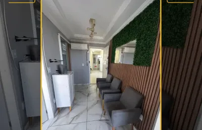 Vendo linda sala comercial mobiliada no centro de macaé