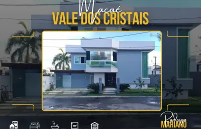 Vendo maravilhosa casa com 3 dormitórios no vale dos cristais em macaé