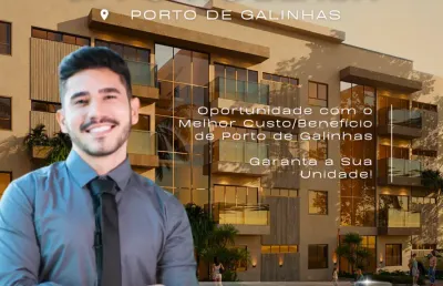 Apartamento em porto de galinhas | 1 quarto | perto do centrinho | alta rentabilidade