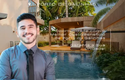 Apartamento em porto de galinhas | 1 quarto | perto do centrinho | alta rentabilidade