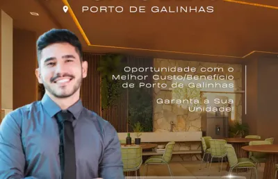 Apartamento em porto de galinhas | 1 quarto | perto do centrinho | alta rentabilidade