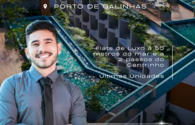 Apartamento em porto de galinhas | no centrinho | 50 m do mar | serviços de resort
