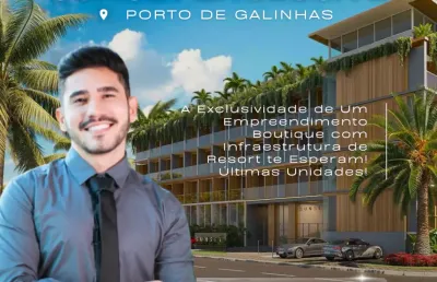 Apartamento em porto de galinhas | conceito resort | lazer completo | alta rentabilidade
