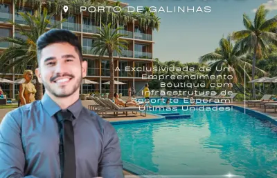 Apartamento em porto de galinhas | conceito resort | lazer completo | alta rentabilidade