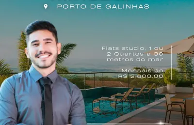 Apartamento em porto de galinhas | 1 e 2 quartos |  perto do mar e do centrinho | alta rentabilidade