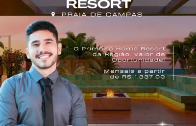 Apartamento em carneiros | praia de campas | conceito resort | alta rentabilidade | lazer completo