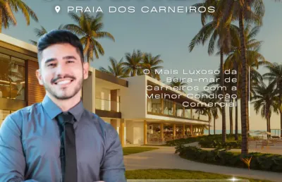 Apartamento na praia dos carneiros | luxo à beira-mar | 3 quartos | valor promocional