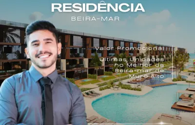 Naturê eco residência | flats de luxo à beira-mar | valor promocional | serviços de resort