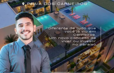 Flat na praia dos carneiros | 2 quartos | pertinho do mar e do acquaventura