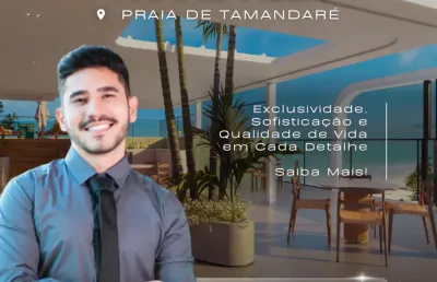 Flat na praia de tamandaré | a 50 do mar | fluxo de pagamento facilitado