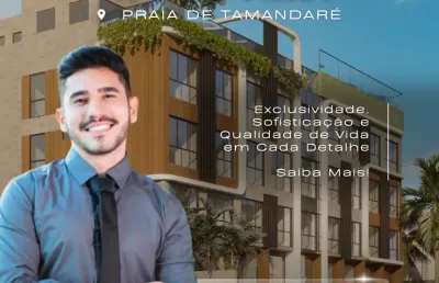 Apartamento na praia de tamandaré | a 50 do mar | fluxo de pagamento facilitado